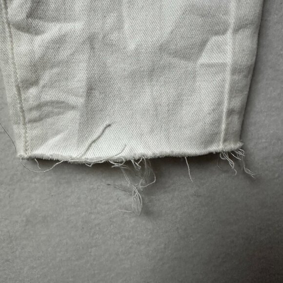 Paige Jeans Size 28 Verdugo ankle Raw Hem White stretch denim minimalist - Picture 2 of 7